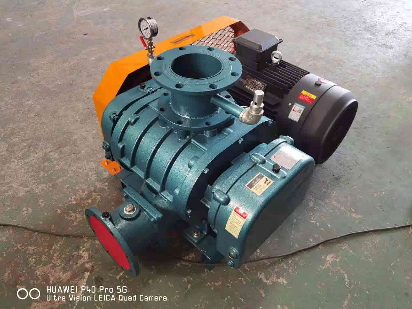 羅茨風機 發(fā)貨山西羅茨風機XQSSR1005.5KW 2臺(圖1)